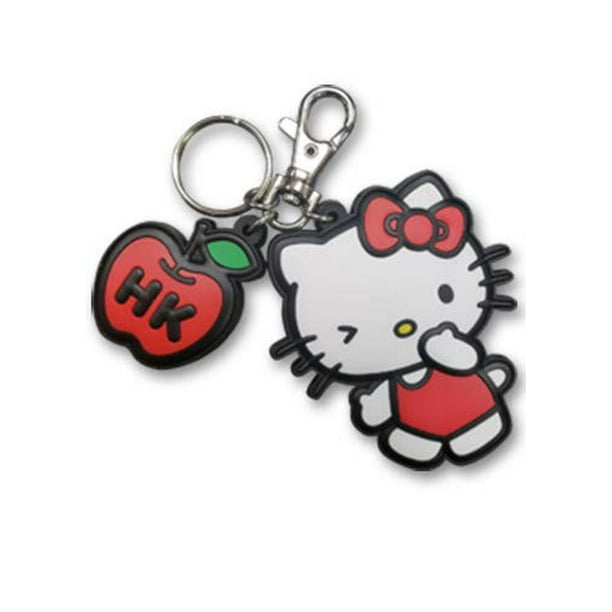 Handcrafted Hello Kitty on Pink Key Chain Wristlet NEW Free Shipping Handcrafted Hello Kitty on Pink Key Chain Wristlet NEW Free Shipping